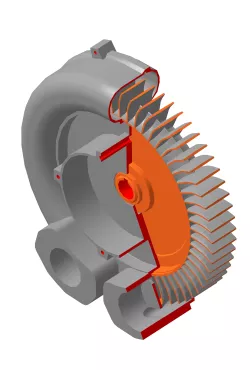 A vortex blower (real working device)