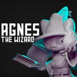 AGNES THE WIZARD FOR 3D PRINT
