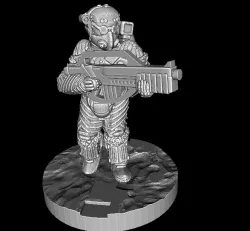Alien Hunting Soldier 28mm Heroic