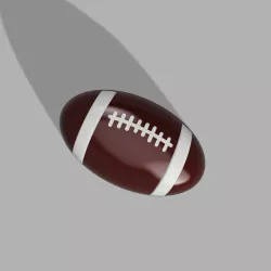 American Football ball Stl File