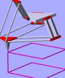 Animated delta bot