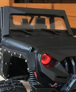 Armoured breezeway for jeep crawler bodywork 1/10