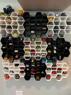 Awesome 'Hot Wheels Hive’ Wall Garage