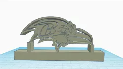 Baltimore Ravens desk decoration