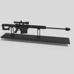 Barret M82 .50cal Sniper Rfile Gun Model with Stand