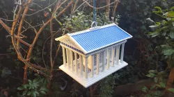 Bird house the Greek Temple