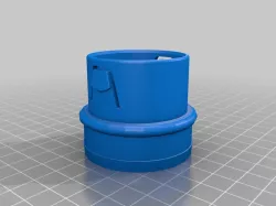 Bosch GCM8SJL circular saw vacuum hose adapter 50 and 40mm (screw-in)