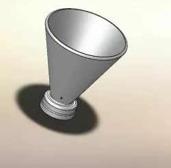 Bottle funnel, soft drink cap