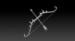 Bow and Arrow tribal warrior