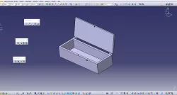Box with channel