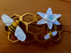 Bumble Bee hair piece