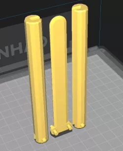 Butterfly knife (Trainer blade) | Print-in-place + No supports