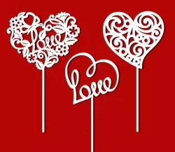 Cake topper - February 14