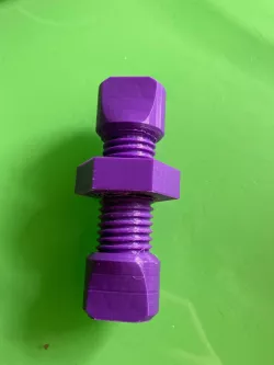 Captive nut toy
