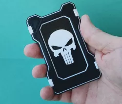 CARDHOLDER-WALLET (ONLY BACK PLATE WITH LOGO punisher)