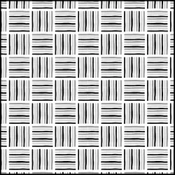 Checkered Design Polymer Clay Stamp 40 mm