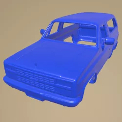 Chevrolet Blazer Mk2 K5 1989 Printable Car Body