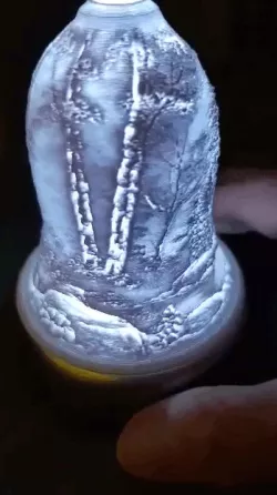 CHRISTMAS BELLS LITHOPHANE