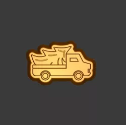 Christmas truck Stl File