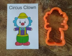 Circus Clown Cookie Cutter