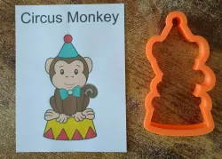 Circus Monkey Cookie Cutter