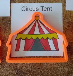 Circus Tent Cookie Cutter