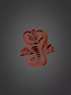 Cobra Kai Logo 3D