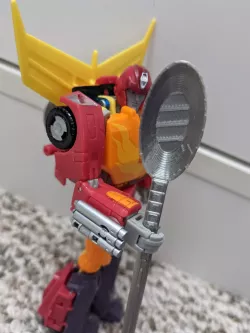 Comically Large Spoon for Transformers Figures