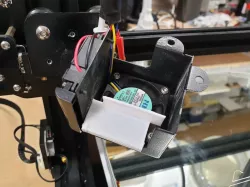 CR10 Stock Hotend Fan Deflector