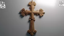 Cross 3 - 3D STL File For CNC and 3D Printer