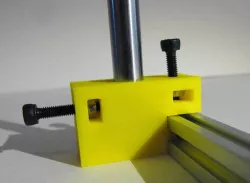 Customizable Optical Rail Mount for Makerbeam 1010