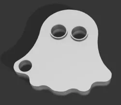 Cute Ghost Keychain