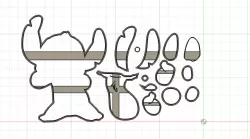 Cutter Stitch Collage MOD 2
