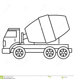 cutting mixer truck