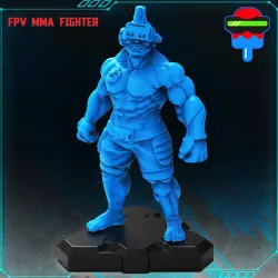 CYBERPUNK MMA FIGHTER MALE