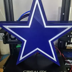 Dallas Cowboys LED wall mount