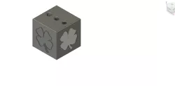 Dart stand cube clover