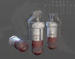 Death Stranding 3D Model Sam's Blood Grenade Cosplay