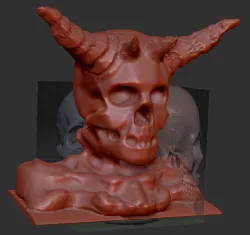 Demon Sculpture