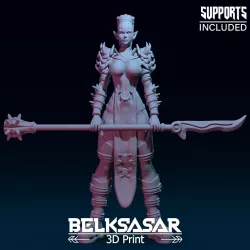 Demoness Punisher Topless 3D print model