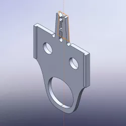 Disc brake pad spacer