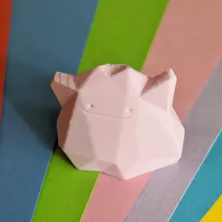Ditto Low Poly Pokemon