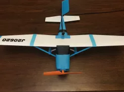 DIY celling tethered Flying Airplane toy