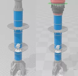 DIY - Paper Towel Roll Smokestack - WH40k