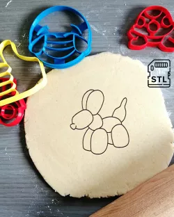 Dog Balloon Cookie Cutter