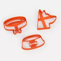dogs x3 cookie cutter (set 2) - Dog cookie cutters x3 (set 2)