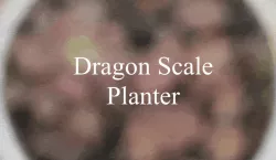 Dragon Scale Pot - Bonsai planter (3D printable)