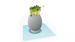 Egg pot for young sprouts - Easter egg