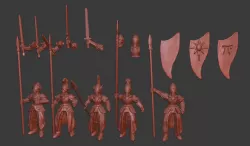 Elf Infatry / Spearmen Miniatures