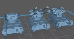 Epic scale support tanks (Anti air and suppression)